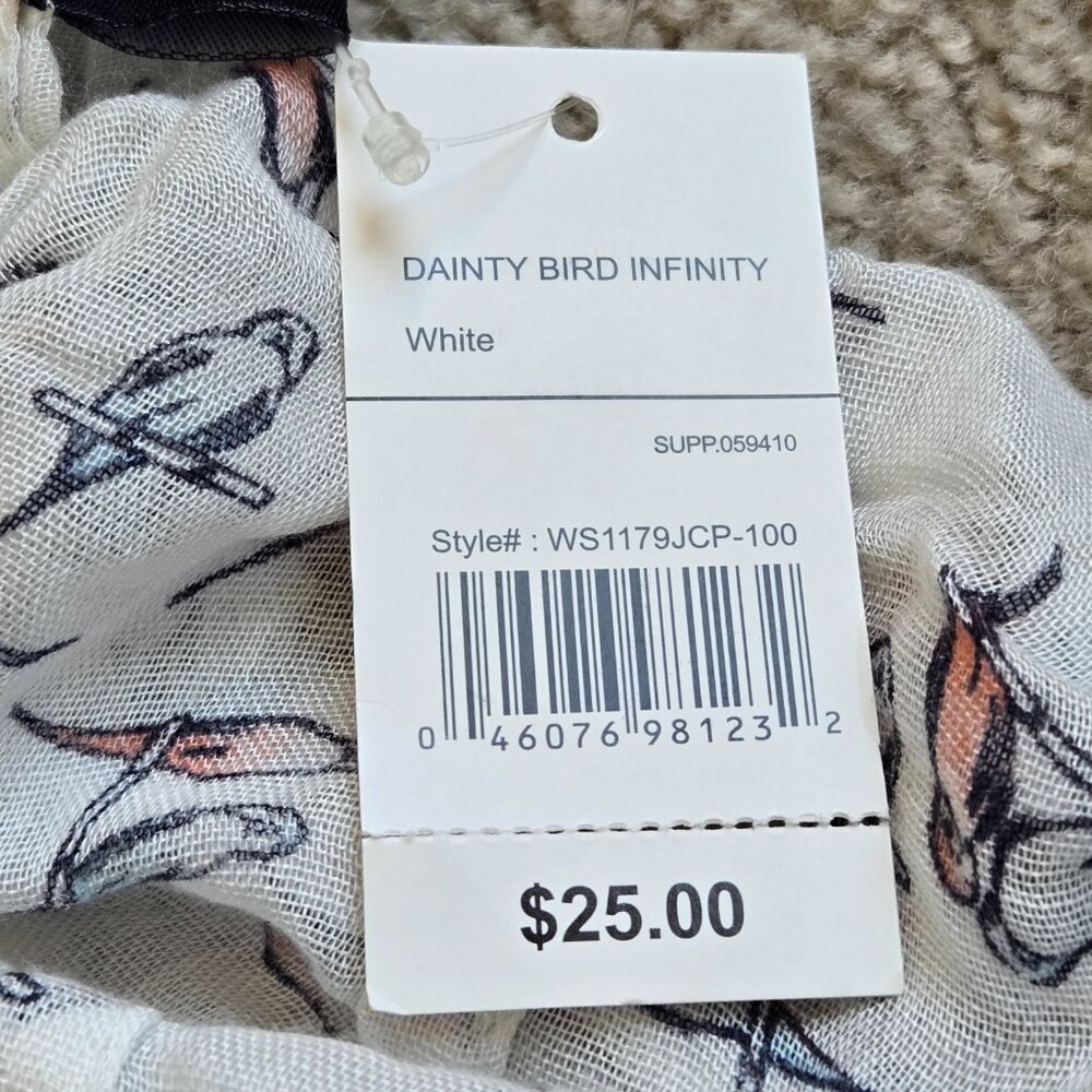 NWT Budgie Bird Parakeet Infinity Scarf Viscose - Picture 3 of 6